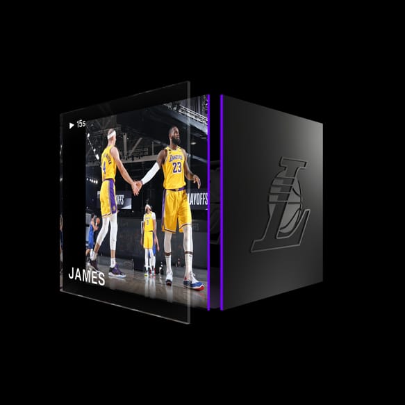 2020 LeBron James NBA Top Shot (Series 1) From The Top - Dunk