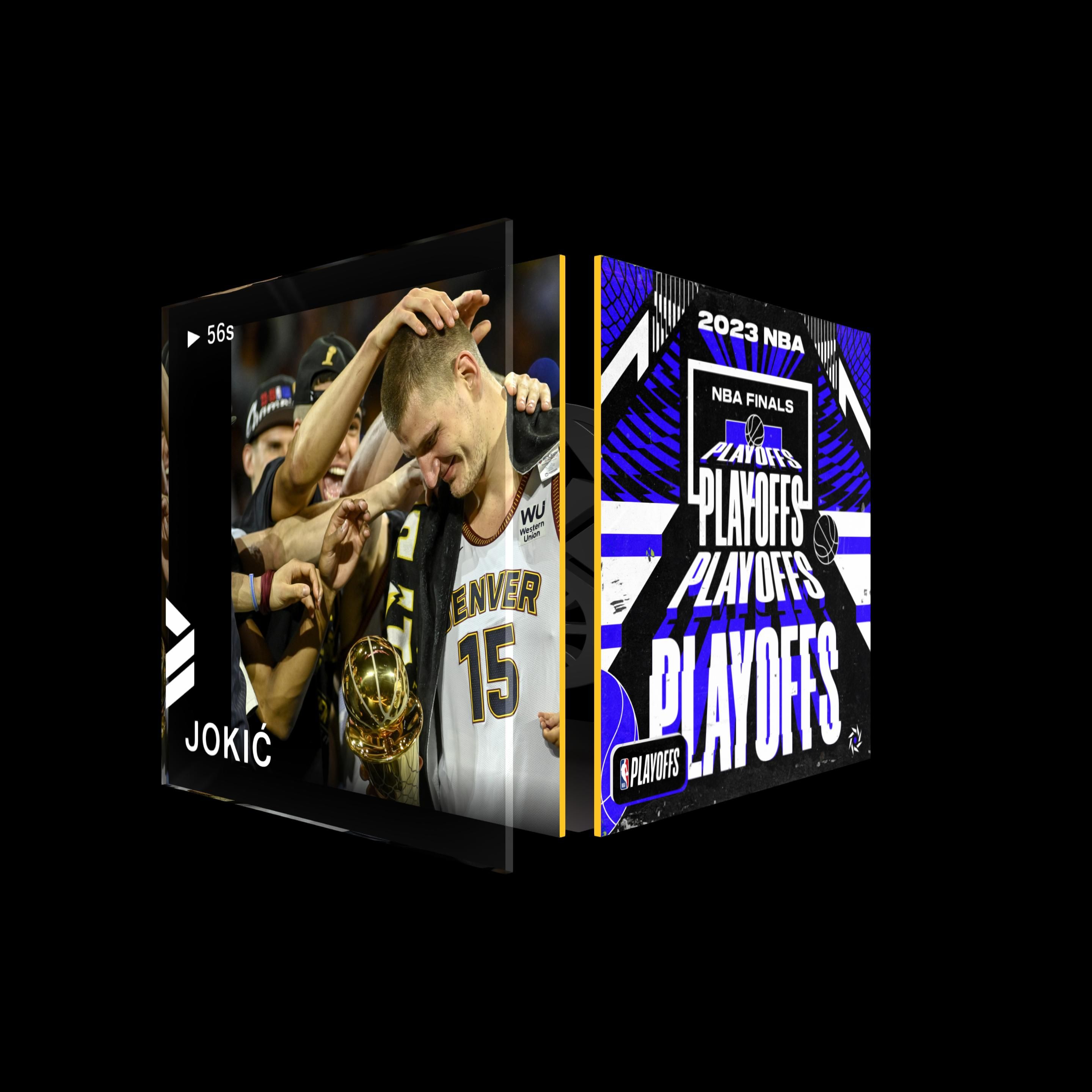 Nikola Jokic Black Denver Nuggets 2023 NBA Finals Champions MVP