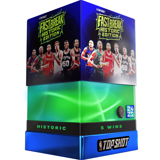 Fast Break - NBA Historic Run 2 - 5 Wins Pack | NBA Top Shot